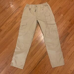 Propper Tactical Cargo Pants 36x36 Tan Double Knee Elastic Waist Workwear